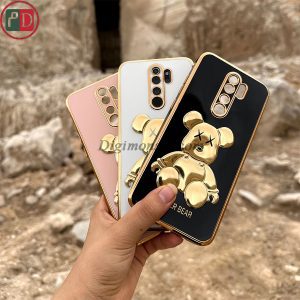 قاب گوشی سامسونگ طرح ژله ای خرس طلایی تدی برجسته