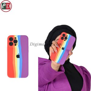قاب سیلیکون هفت رنگ (جیغ) برای آیفون – iphone 13 pro
