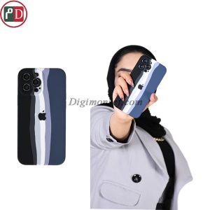 قاب سیلیکون هفت رنگ (مشکی) برای آیفون – Iphone 11 pro max