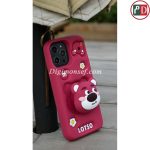 قاب سیلیکونی پاپ سوکتی (استند شو) عروسکی مدل Lotso مناسب برای گوشی آیفون – Iphone 14 pro max - Image 3