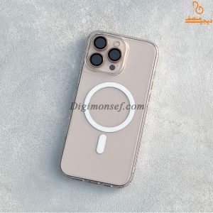 قاب گوشی آیفون مگ سیف دار شفاف اورجینال برند spigen