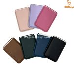 ولت جاکارتی موبایل مگ سیف دار چرمی طرح اپل مدل Leather Wallet